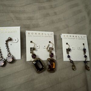 “Bundle” of Sorrelli Dangling Earrings - Set of 9 pairs
